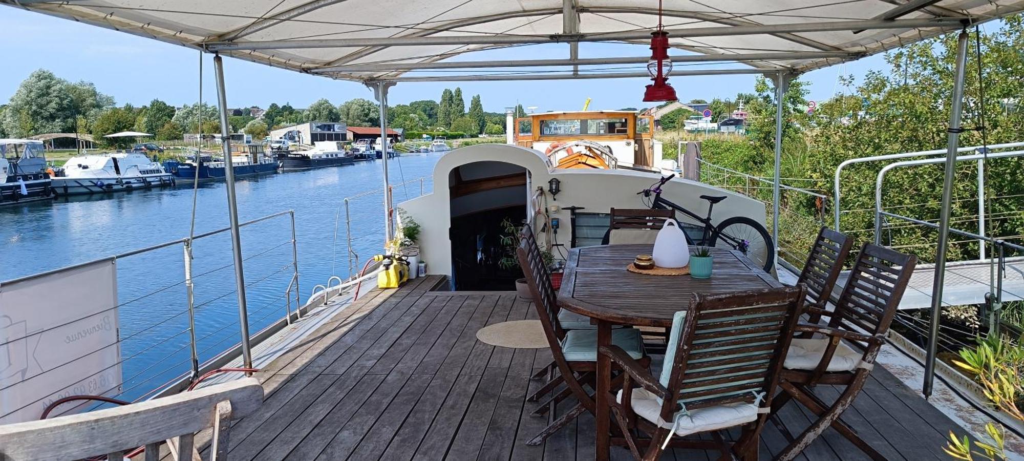 Odyssee Gite Sur Peniche Saint-Valéry-sur-Somme Exteriör bild